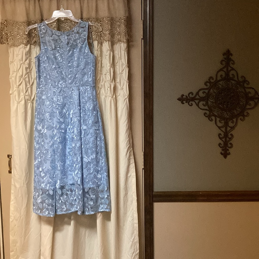 NWT Adrianna Papell ladies Lace Tea Length Dress size 4 - Picture 7 of 8